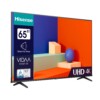 TV HISENSE SMART TV UHD 4K 65'' 65A6K Affichage et Fluidité : Écran LCD mat à rétroéclairage Direct LED avec une résolution 4K Ultra HD (3840 x 2160 pixels).
