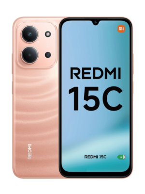 Xiaomi Redmi 15C RAM 4GB / Stockage 128GB / OS Android 15 avec HyperOS. Capacité  6 000 mAh. Recharge rapide 33 W via USB-C.