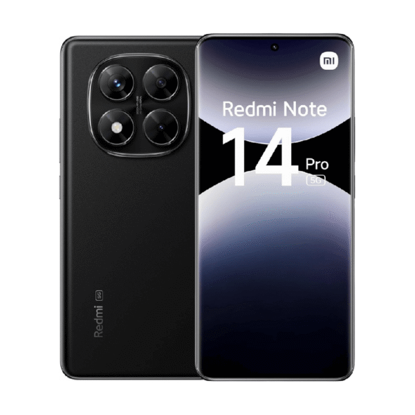 Xiaomi Redmi note 14 pro GPU : Mali-G615 MC2 / Adreno. RAM : 8Gb+(8Gb) Stockage : 256 Gb, Extension : microSD jusqu’à 1 To.