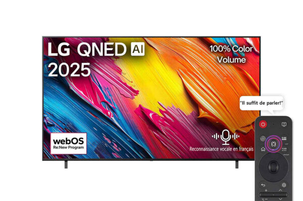 TV LG QNED AI QNED70 4K 86 pouces