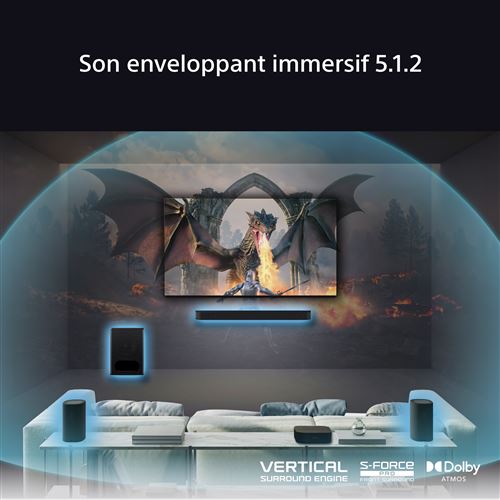Barre de son Sony Bravia Theatre System 6 Dolby Atmos 5.1.2ch Noir