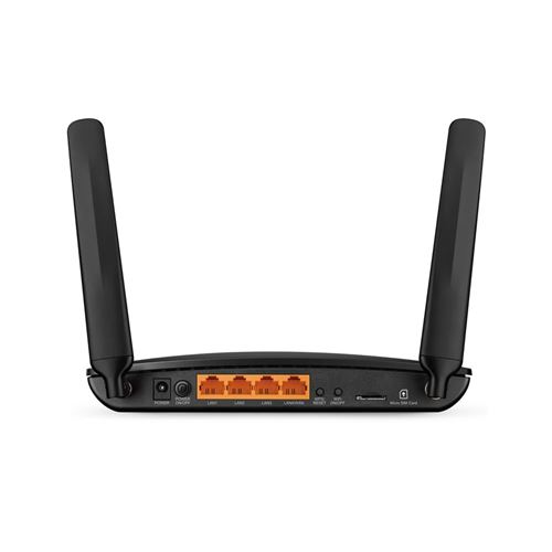 Modem/Routeur 4G LTE WiFi N 300 Mbps TL Modèle : TP-Link TL‑MR6400 / TL‑MR150 (selon version). Technologie : Modem 4G LTE Cat4 intégré + routeur WiFi. Vitesse 4G LTE : Jusqu’à 150 Mbps en téléchargement, 50 Mbps en upload. | MyTechnologyCompanies Cotonou Modem/Routeur 4G LTE WiFi N 300 Mbps TL Modèle : TP-Link TL‑MR6400 / TL‑MR150 (selon version). Technologie : Modem 4G LTE Cat4 intégré + routeur WiFi. Vitesse 4G LTE : Jusqu’à 150 Mbps en téléchargement, 50 Mbps en upload.