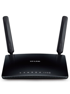Modem/Routeur 4G LTE WiFi N 300 Mbps TL Modèle : TP-Link TL‑MR6400 / TL‑MR150 (selon version). Technologie : Modem 4G LTE Cat4 intégré + routeur WiFi. Vitesse 4G LTE : Jusqu’à 150 Mbps en téléchargement, 50 Mbps en upload.