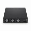 S3400C-24MG4S orts : 24 × 100M/1G/2,5G RJ45 + 4 × 1/10G SFP+. PoE+ : Jusqu’à 30W par port, budget total 380W. Capacité de commutation : 200 Gbps.