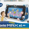 VTech Storio Max Mémoire interne de 8 GB à 32 GB , extensible par carte MicroSD. Elle intègre une batterie rechargeable.