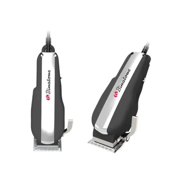 Tondeuse Binatome avec un moteur en cuivre de 10W. 4 à 6 peignes de guidage interchangeables