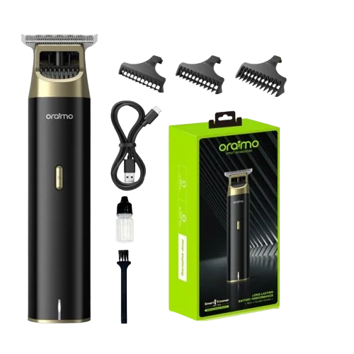 Tondeuse oraimo Moteur puissant : 7000 tr/min-Charge rapide : via USB Type-C-Autonomie : 90 minutes