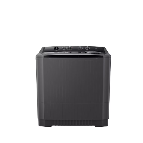 Machine à laver LG WM 961 – Twin Tub 9kg •Double cuve : lavage + essorage •3 programmes (Doux, Normal, Intensif) •Roller Jet : lavage puissant et efficace