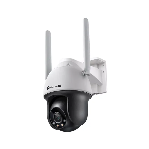 camera TP-Link VIGI C540‑4G  Le contenu standard inclut la caméra elle‑même, un adaptateur secteur