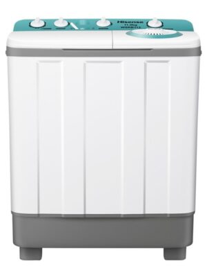 jj-1 HISENSE WM WSPA 503 5Kg Capacité 5 kg : adaptée aux petites charges (jeans, draps, vêtements quotidiens). Double cuve : une pour le lavage, une pour l’essorage.