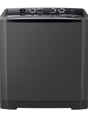 LG Twin Tub 7Kg Noir Type de machine : Semi-automatique, TwinTub (double cuve). Capacité : 7 kg (lavage), environ 4–5 kg pour l’essorage.