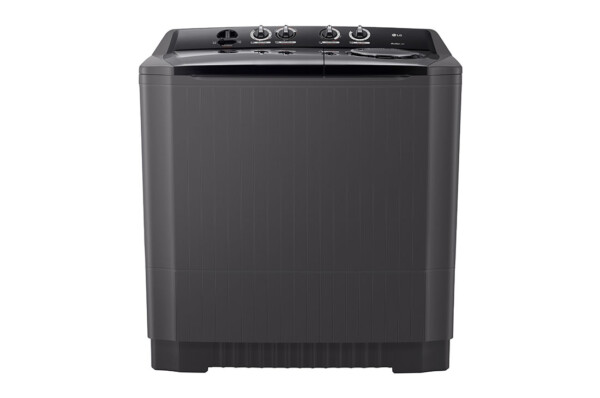 LG Twin Tub 7Kg Noir Type de machine : Semi-automatique, TwinTub (double cuve). Capacité : 7 kg (lavage), environ 4–5 kg pour l’essorage.
