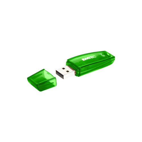 Clé USB (Coque en Plastique)   Emtec C410 Color Mix – USB 2.0 | USB 2.0 vitesse de transfert jusqu’à 480 Mbps | Design  boîtier plastique coloré