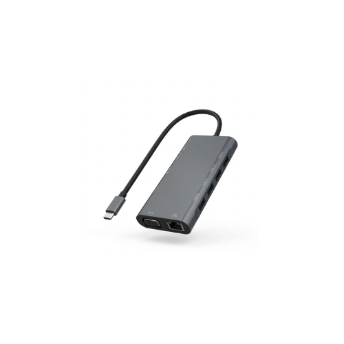 Adaptateur USB-C ultra HD 3en 1 4K | USB 3.0 | USB Type-C | recharge pass‑through jusqu’à 60–100 W