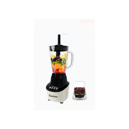 Moulinesse BINATONE BLG-620 | Puissance 500 W | Lames  inox- affûtées | Capacité 1,5 L. | Sécurité  verrouillage de sécurité