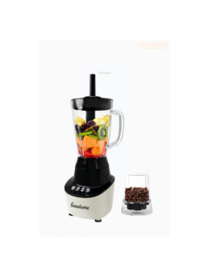Moulinesse BINATONE BLG-620 | Puissance 500 W | Lames  inox- affûtées | Capacité 1,5 L. | Sécurité  verrouillage de sécurité
