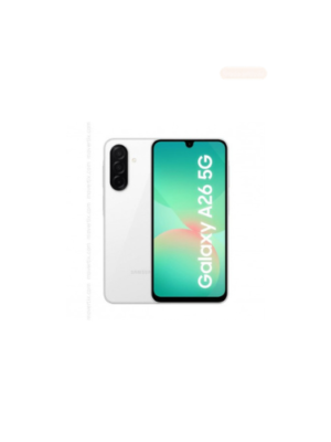 Samsung A26 | RAM 8GB | Stockage 256 GB | Batterie  5000 mAh | autonomie active ~37h. | Logiciel Android 15, One UI 8.5, jusqu’à 6 générations