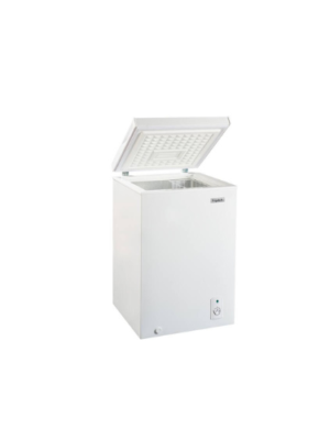 congélateur couché NÉON 100L | Puissance  98 W | Capacité nette  100 L | Niveau sonore  41 dB | Dimensions nettes  54,5 × 55 × 85 cm