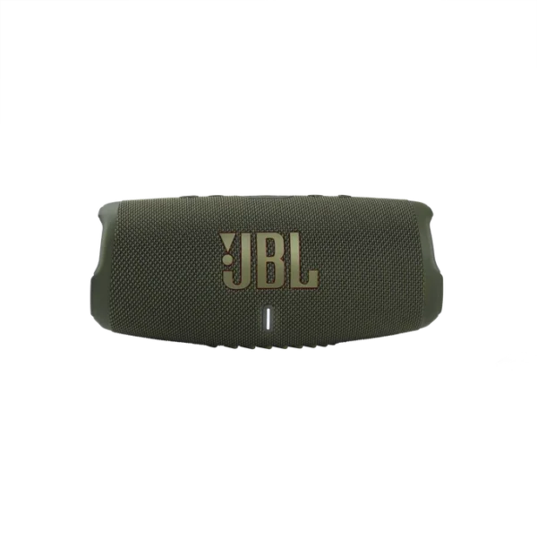 JBL_CHARGE5_FRONT_GREEN_0077_x2 Enceinte JBL CHARGE 5 | Puissance 40 W RMS | Batterie 7500 mAh | autonomie jusqu’à 20 h de musique continue.