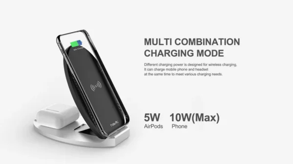 Chargeur Universel sans fil HAVIT W3005 | Entrée  5V/2A - 9V/1,67A | Puissance de sortie 2- 5W  | Dimensions  130 × 70 × 13,8 mm