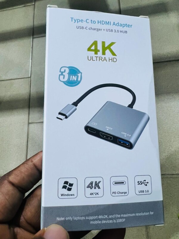 Adaptateur HDMI Vers VGA | jusqu’à 1080p @ 60 Hz  | Compatibilité PC portables, consoles