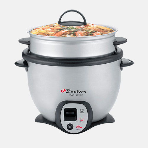 Rice Cooker BINATONE | Capacité  1,8 litre -2,2 litre -2,8 litre  | Puissance  650 W- 750- W -950 W | Panier vapeur inclus |
