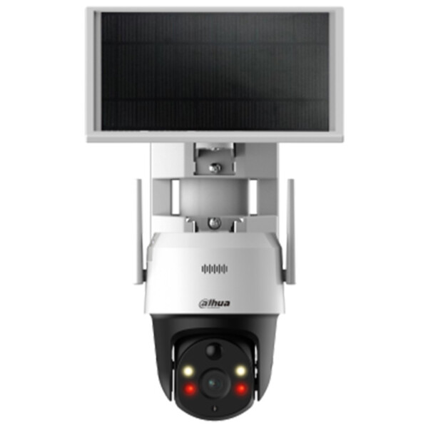dahua-camera-de-reseau-a-energie-solaire-4mp-4g-blanc Camera solaire | Autonomie 24h/24 avec recharge solaire | Résistance aux intempéries (IP65/IP66) | Vision nocturne infrarouge