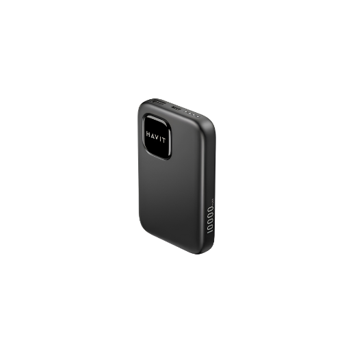 HAVIT Power Bank PB30 | Bactérie 10000mAh | Charge Rapide 22,5W | Ports USB-A et USB-C