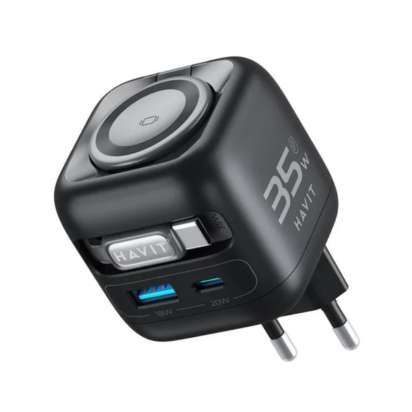 havit-travel-charger-uc250-35w-gan-stretchhavit-business-160454_1024x1024_crop_center HAVIT UC250 | Puissance 35 W max avec technologie GaN | Câble USB-C rétractable de 70 cm
