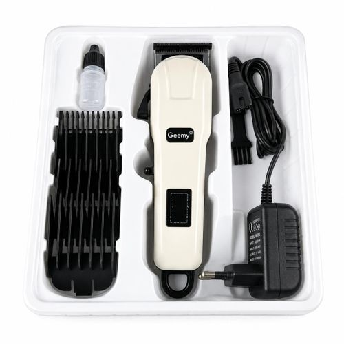 Tondeuse Sans Fil GEEMY (Pro) | Batterie de 2000 mA | Autonomie de 4 à 5 heures | Tondeuse sans fil, rechargeable