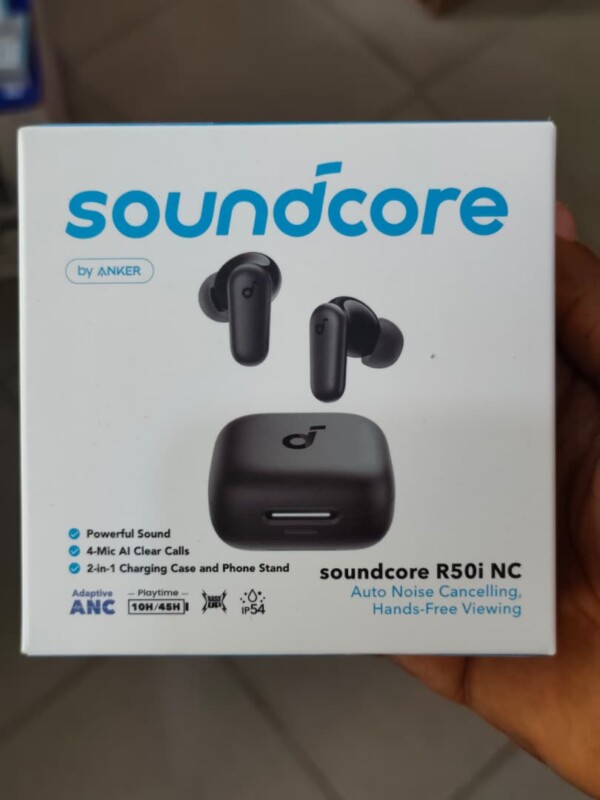 Oreillette bluetooth SOUNDCORE Qualité high | Bluetooth 5.3 | Design ergonomique | Autonomie 22 h  jusqu’à 22 heures avec le boîtier de charge.