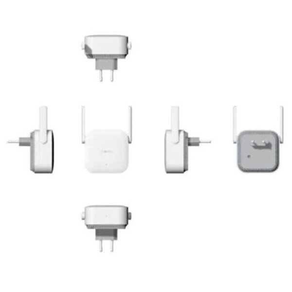 Répéteur wifi Xiaomi N300 | Débit  jusqu’à 300 Mbps en 2,4 GHz. | Consommation  3,57 W | Dimensions 80 × 54 × 70 mm.