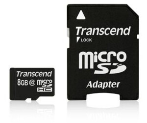 carte mémoire Transcend microSD | Performance lecture jusqu’à 95 GB/s, écriture jusqu’à 60 GB/s | Classe de vitesse  Class 10, UHS‑I, UHS‑II